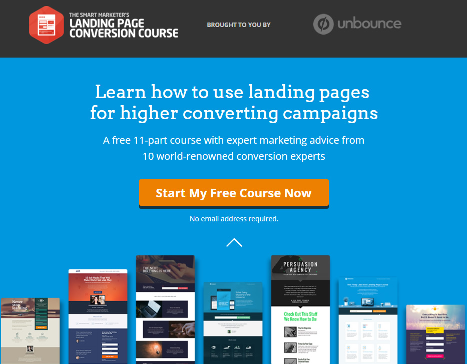 LeadPages CTA and landing page