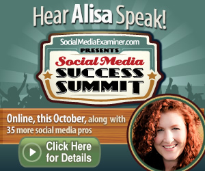 Alisa Meredith at the Social Media Success Summit!