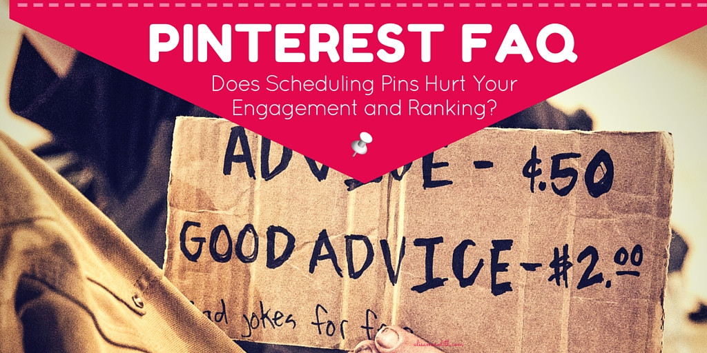 Pinterest FAQ -Does Scheduling Pins Hurt Your Engagement and Ranking? Read more: https://alisameredith.com/pinterest-faq-does-scheduling-pins-hurt-your-engagement-and-ranking via @alisammeredith