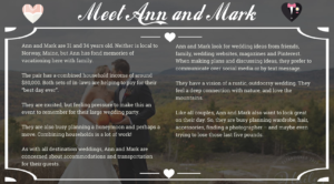 Wedding business buyer persona example